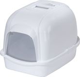Laroy Group Ebi Cat House Eclipse - Gesloten Kattenbak - Wit - Kunststof - 43x56x40cm