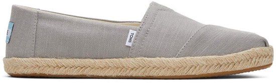 TOMS Alpargata Recycled Cotton Rope Espadrille - Grijs - Maat 36.5