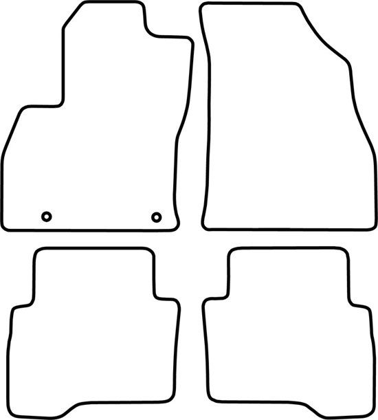 AutoStyle Automatten Citroen Nemo Multispace - 2019 - 8714767373025