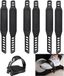 Bicycle pedal straps rubber - 3 pairs
