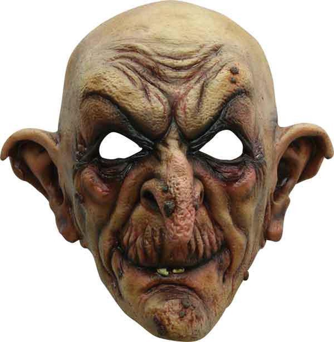 partychimp Creepy Old Man Masker - Halloween Masker I 100% Latex I Opa masker I Hollywood Quality