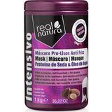 REAL NATURA Masque capillaire sans sel Lisse Anti-frisottis Argan