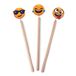 Mopec W85 Smiley potloden, 6 stuks, 22 cm, 3 verschillende modellen