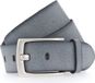 Vanzetti Leren Riem 40mm Leather Belt W85 Steel Grey Donkergrijs