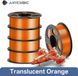 PETG Filament - 1,75 mm filament pour imprimante 3D - 5 kg - Convient aux imprimantes FDM/FFF - Couleur : Orange