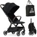 Deryan Air Buggy - Zwarte Vliegtuig Buggy met Transporttas - Compact en Lichtgewicht