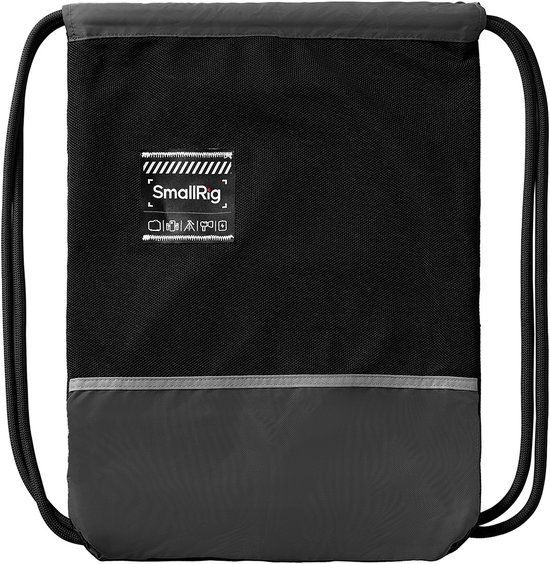 SmallRig 5342 Lightweight Drawstring Backpack - Black - Unisex