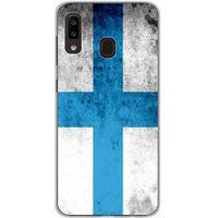 1001 coques Marseille-vlag Siliconen hoesje compatibel met Samsung Galaxy A20e