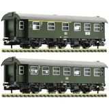 Fleischmann 809911 N 2-delige set ombouwwagen 1e/2e klasse van DB 1/2e klasse