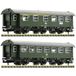 Fleischmann 809911 N 2-delige set ombouwwagen 1e/2e klasse van DB 1/2e klasse