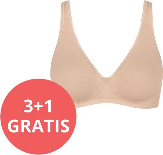 Sloggi Basic+ Soft Bra Dames Beha - BEIGE