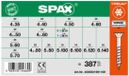 Spax jeu de vis T-star 387 pièces