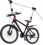 Merkloos / Sans marque VERK GROUP fietslift plafond - Fiets ophang systeem garage - Plafondlift fiets - Metaal - Universeel - Fietshanger