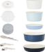 Induction Cookware Set - 8 Pieces - Bleu - High-Quality Material