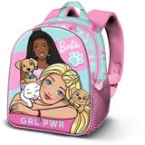 Karactermania Barbie Pets-Basic rugzak, roze, 30 x 38 cm, inhoud 13 l