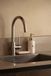 Zusss Soap Dispenser Heart Keramiek White / Gold