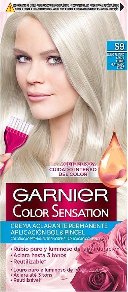 L'Oréal Garnier Color Sensation #s9 Rubio Platino Ceniza