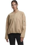Urban Classics - Faux Wool Bomber jacket - M - Beige