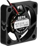 SEPA MFB30E12 Axiaalventilator 12 V/DC 4.0 m³/h (l x b x h) 30 x 30 x 6.5 mm