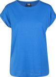 Urban Classics Extended Shoulder Tee T-shirt Femme - Bleu - S