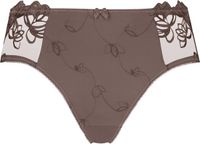 Hunkemöller Dames Lingerie Slip Diva - Bruin - maat 2XL