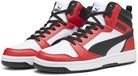 PUMA Rebound v6 Baskets Unisexe - PUMA White-PUMA Black-For All Time Red