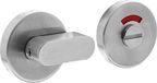 Intersteel Rozet toilet-/badkamersluiting comfortknop rond verdekt rvs geborsteld