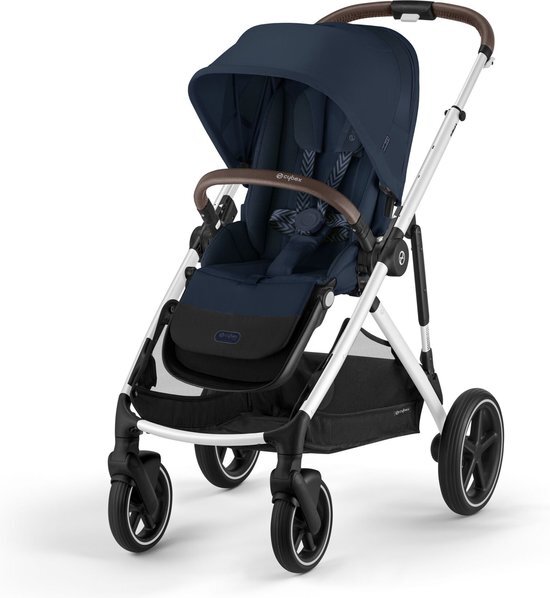 Cybex Gazelle S Kinderwagen Silver - Ocean Blue