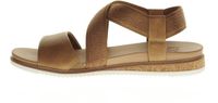 Skechers Sandales Chestnut Taille 41 Femmes Plat Sandales Toile Caoutchouc Cognac