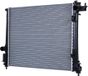 HELLA Radiateur pour refroidissement moteur, 540 x 448 mm, RENAULT MEGANE