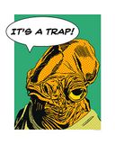 Komar Wandafbeelding | Star Wars Classic Comic Quote Ackbar | Kinderkamer, Jeugdkamer, Decoratie, Kunstdruk | zonder lijst | WB112-40x50 | Maat: 40 x 50 cm (breedte x hoogte)