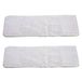 Arte r Set van 2x stuks badmatten/douchematten melkwit 43 x 90 cm - Anti-slip mat voor in de douchecabine