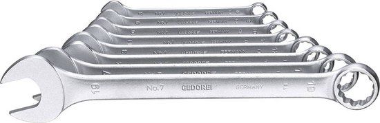 Gedore Ringsteeksleutelset 8-delig 8 - 19 mm