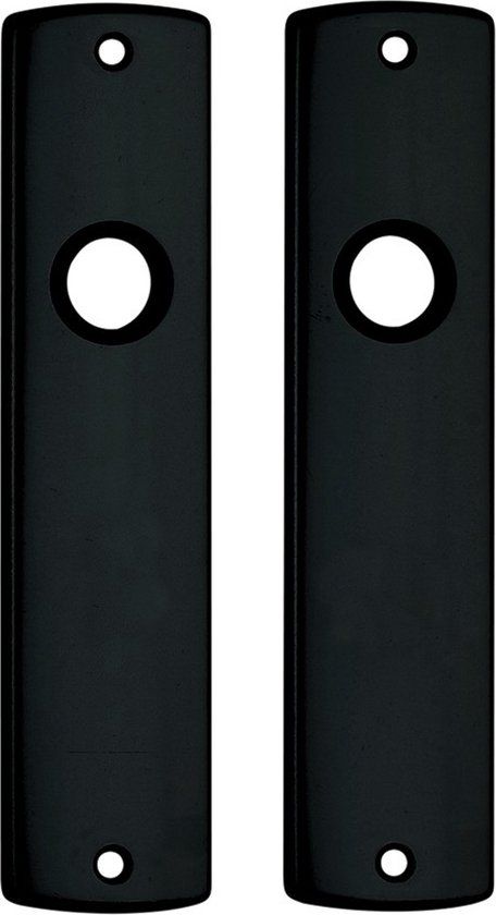 AXA Curve Klikschild Zwart Blind voor Loopdeur - Kortschild - Metaal - Binnendeur