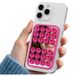 AhaStyle WG206 Support de téléphone portable à ventouse en silicone avec miroir intégré - Rose vif