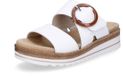 Remonte Dames Slippers Wit Maat 40 - Lente/Zomer 2024