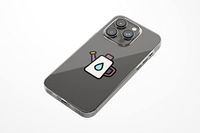 Bonateks, Digitaal bedrukte hoes, compatibel met iPhone 14 Pro, telefoonhoes, beschermhoes, schokbestendig, siliconen, flexibel, transparant