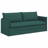 vidaXL - Bank - Donkergroen - 196 x 82 x 85 cm - Stof