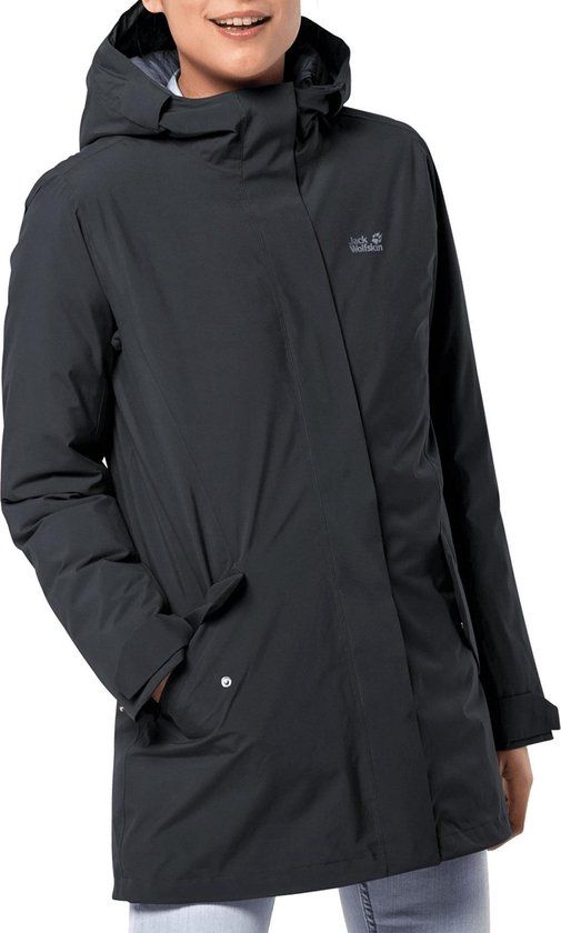 Jack Wolfskin Cold Bay Outdoorjas Dames - Phantom - Maat M
