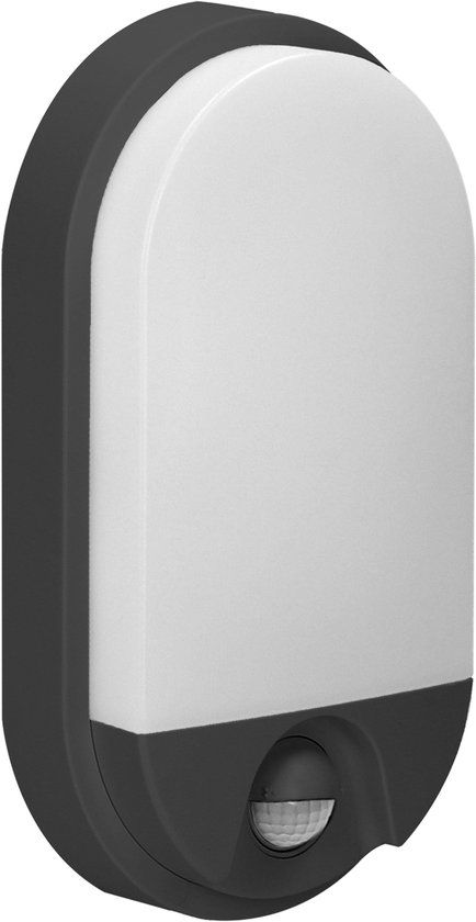 Adviti NEFRYT Buitenlamp - Zwart - LED - 1100lm - 4000K - IP54 - Met Bewegingssensor