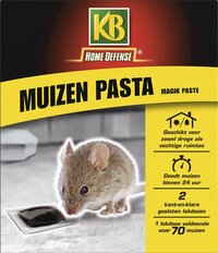 KB Home Defense Muizengif - Pasta - 2 x 10g - Snelwerkend - Lokdoos
