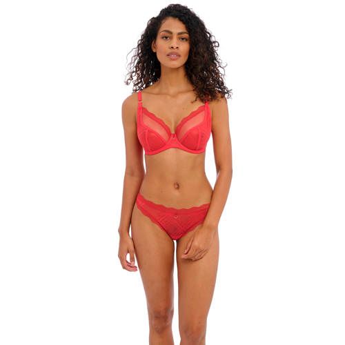 Freya Fatale - Niet-voorgevormde beugel-bh - Rood