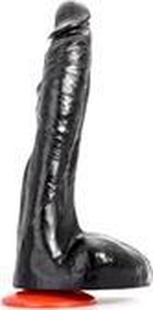 MisterB Anaal Dildo Building Brad Dildo - Zwart - Met balzak