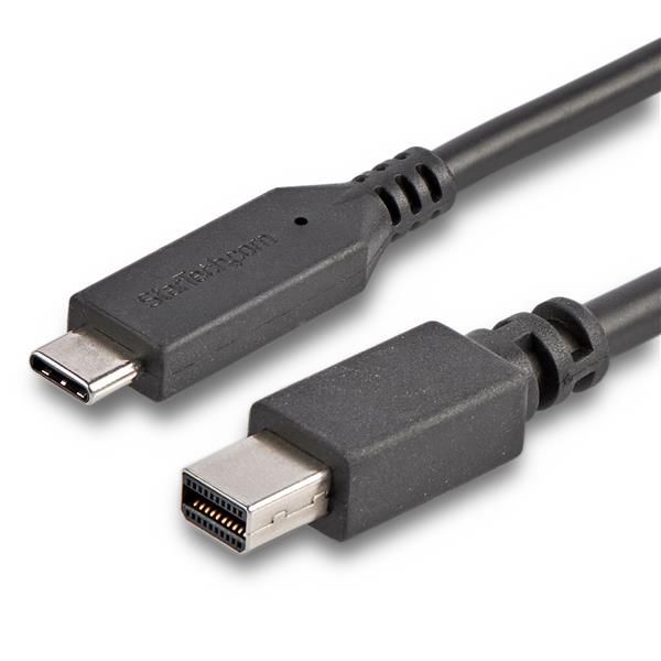 StarTech.com USB-C naar Mini DisplayPort Kabel - 1.8 m - Zwart