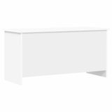vidaXL Opbergkist Wit 100 x 40 x 50 cm Bewerkt hout