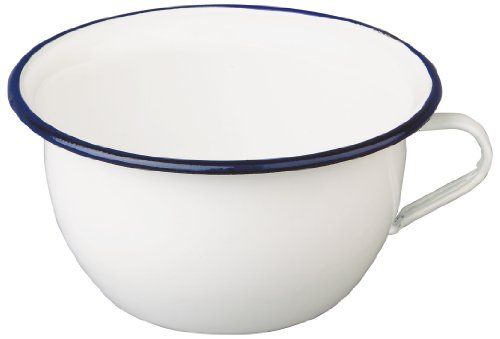 Ibili Blanca Nachtpot - 3,5 l - Wit/Blauw - 24 x 24 x 12 cm