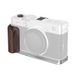SmallRig 6236 L-Shaped Mount Plate with Wooden Handle for FUJIFILM X-E5, Ebony / Silver