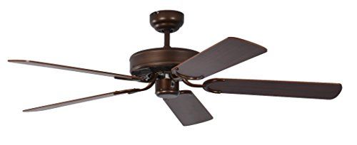 Pepeo Potcuri Plafondventilator - 132 cm - Bronzen antiek