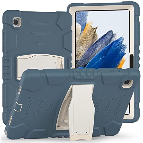 Edikesy Amazon Brand - Hoes voor Samsung Galaxy Tab A8 2021 (SM-X200/X205/X207), robuust, heavy duty, stootvaste beschermhoes met klapstandaard schouderriem