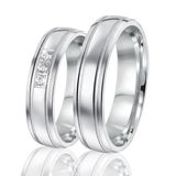 Lucardi Heren Vriendschapsring Zakynthos - Ring - Echt Zilver - Zilverkleurig